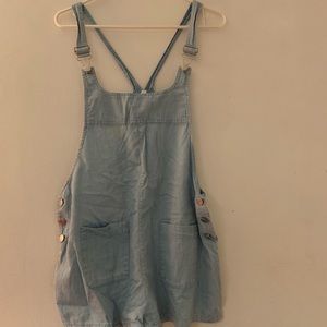 Pink Blush Maternity Overalls